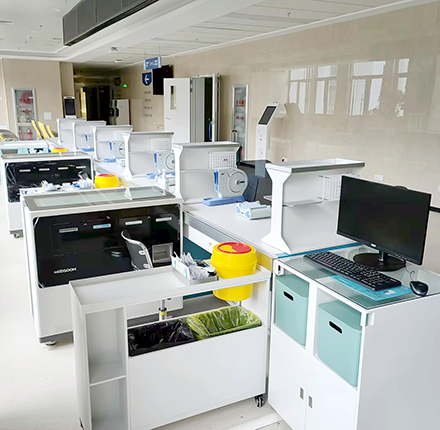 MS800 & & MSTS06 & MSPW05in Tertiary Hospital blood draw center